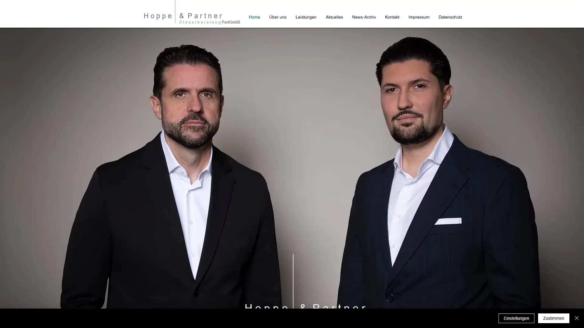 Hoppe Steuerberatung — Website