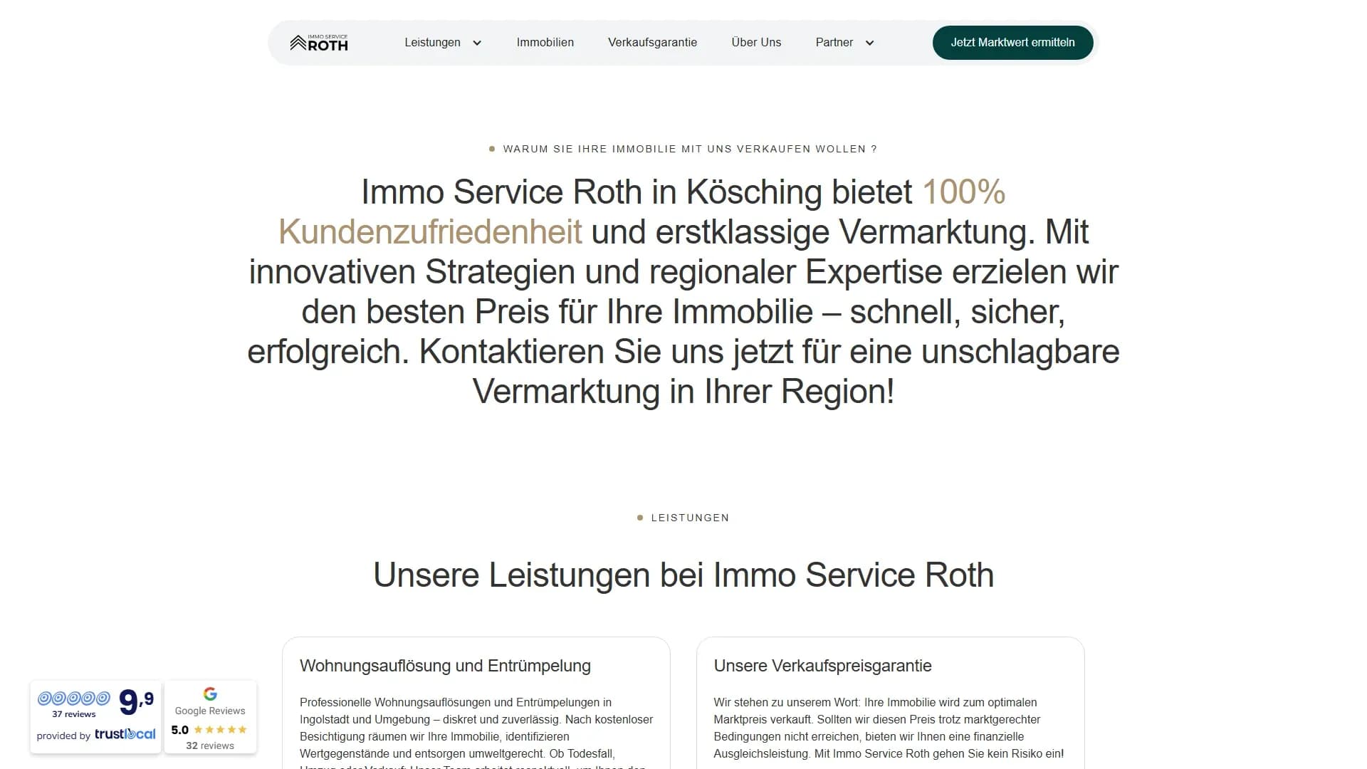 Immo Service Roth — Website
