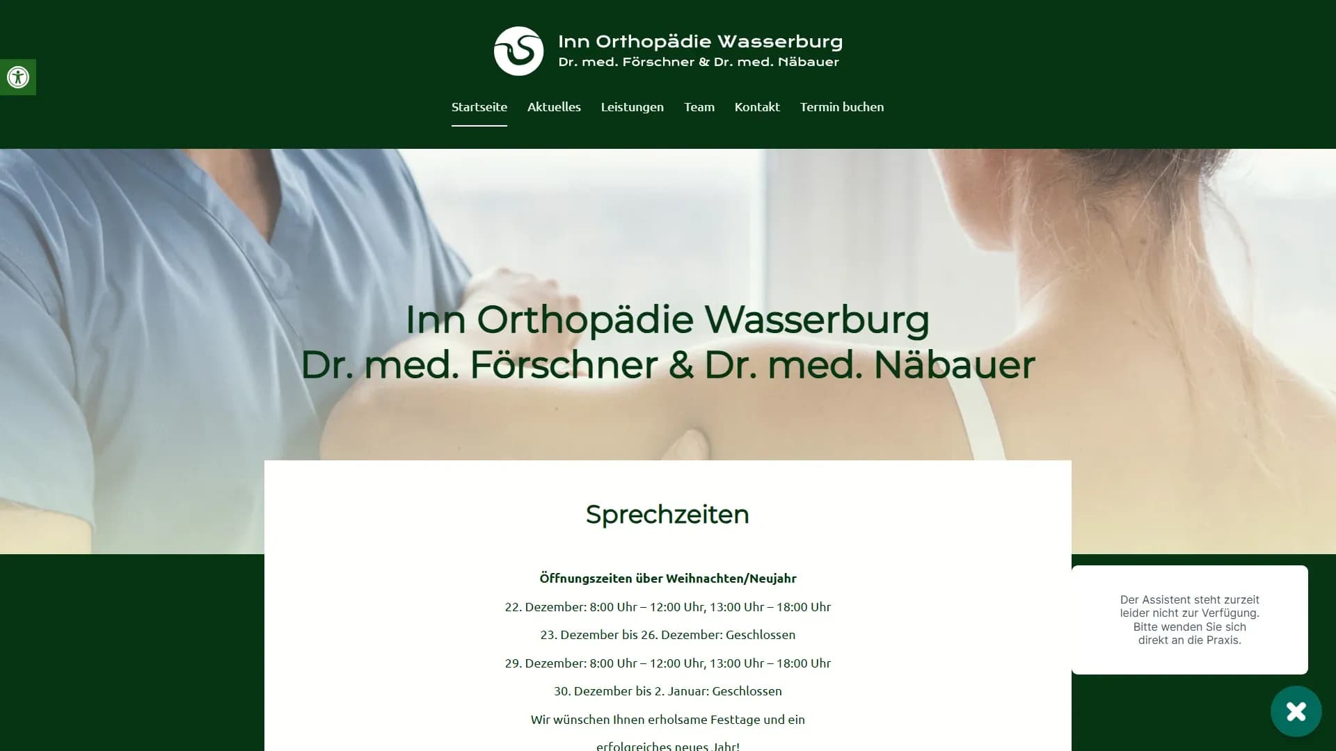 Inn Orthopädie Wasserburg — Website