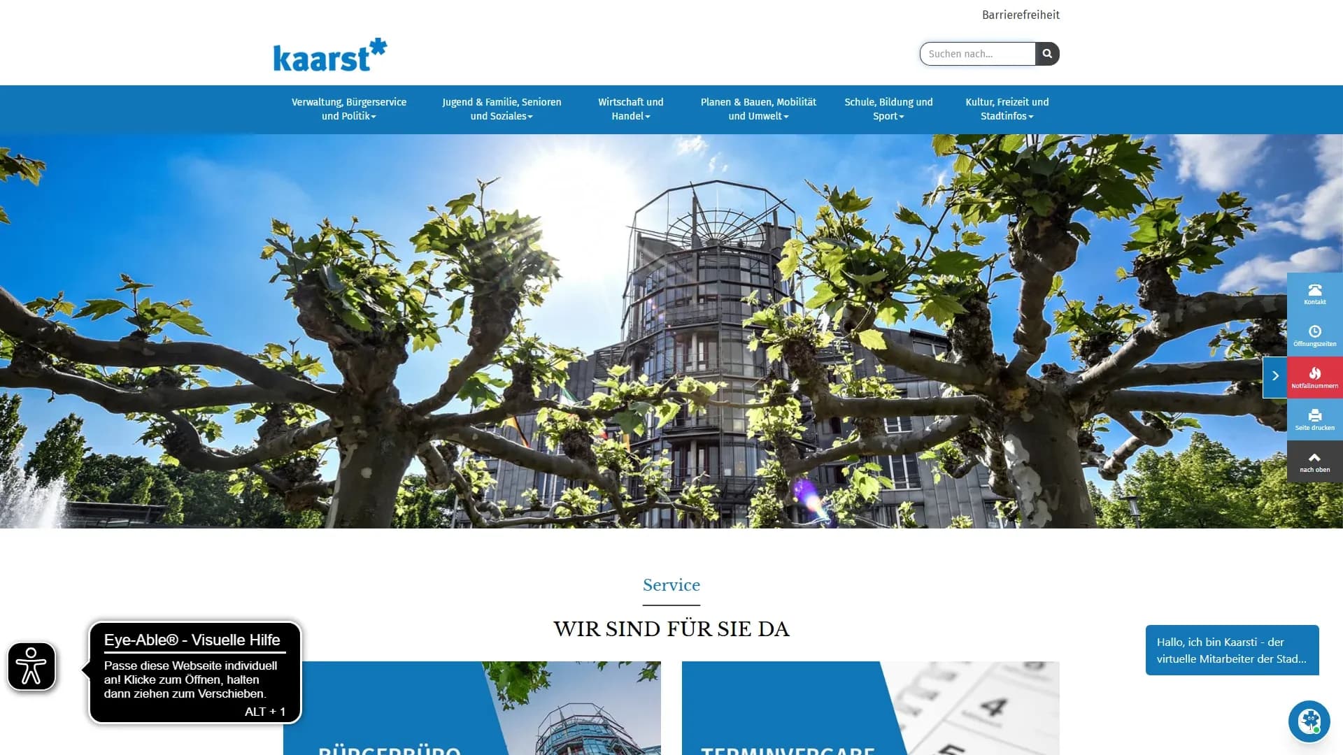 Stadt Kaarst — Website