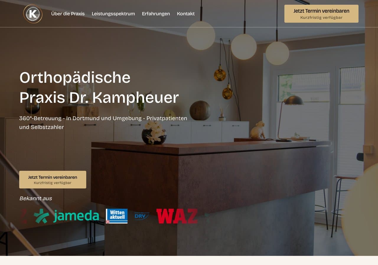 Orthopädische Praxis Dr. Kampheuer