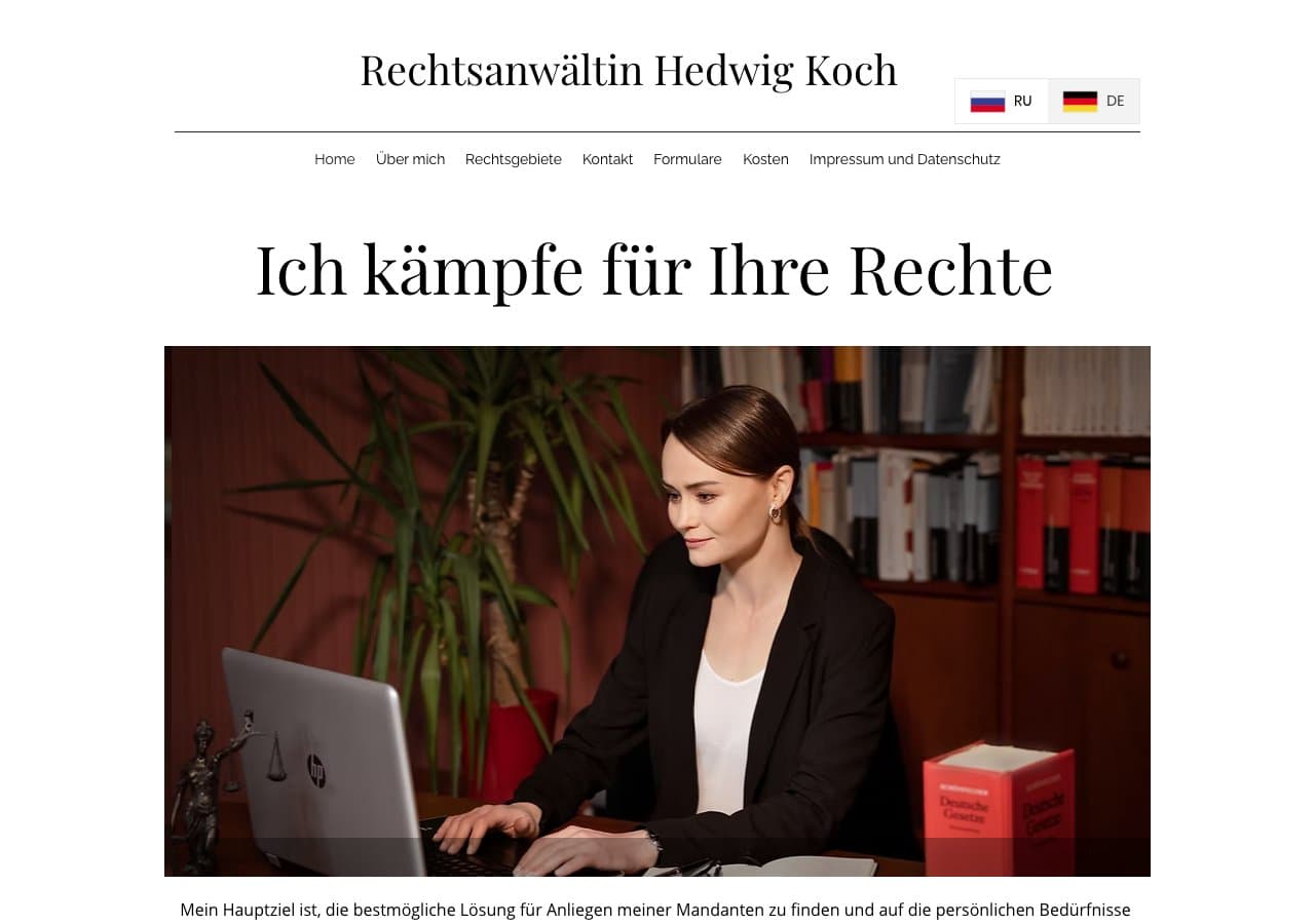 Rechtsanwältin Hedwig Koch