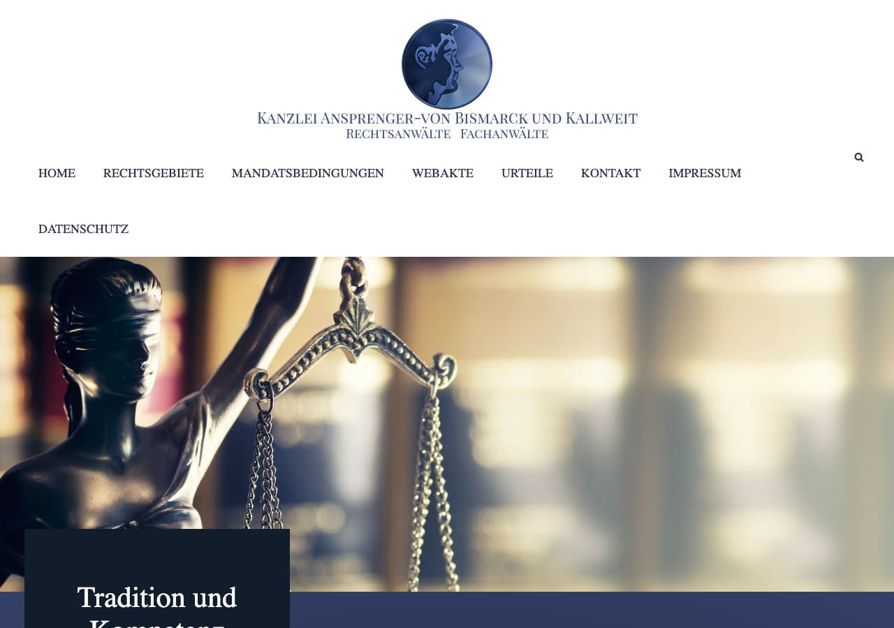 Anwaltskanzlei Ansprenger-von Bismarck & Kallweit
