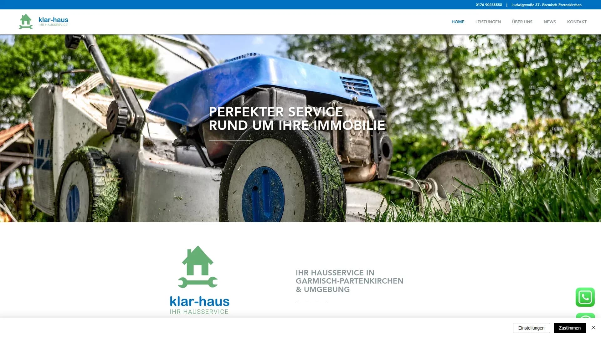 klarktek Facility Management GmbH — Website