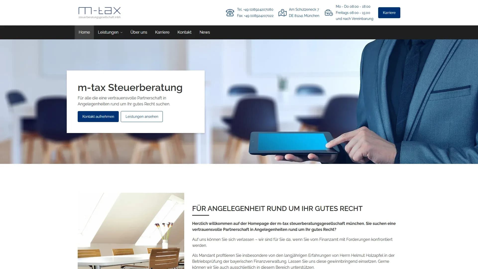 m-tax.de — Website