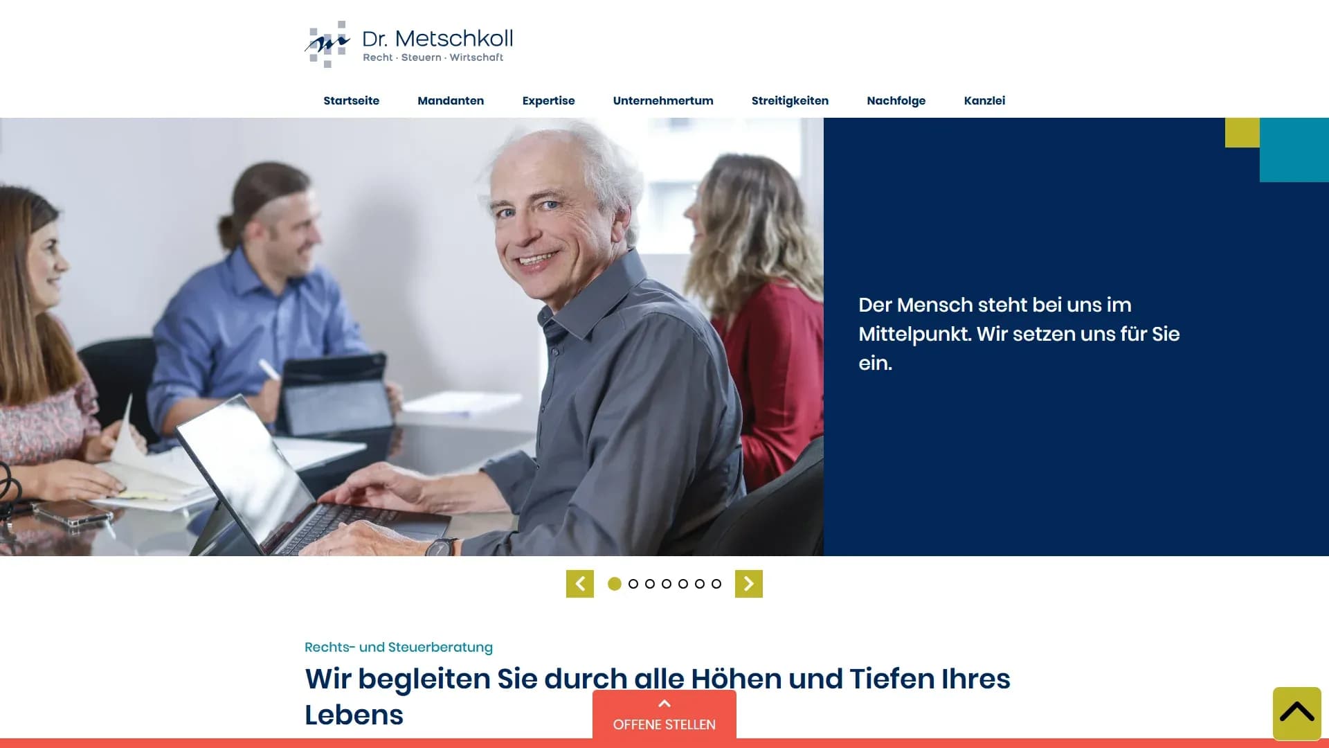 Rechts- und Steuerberatung — Website