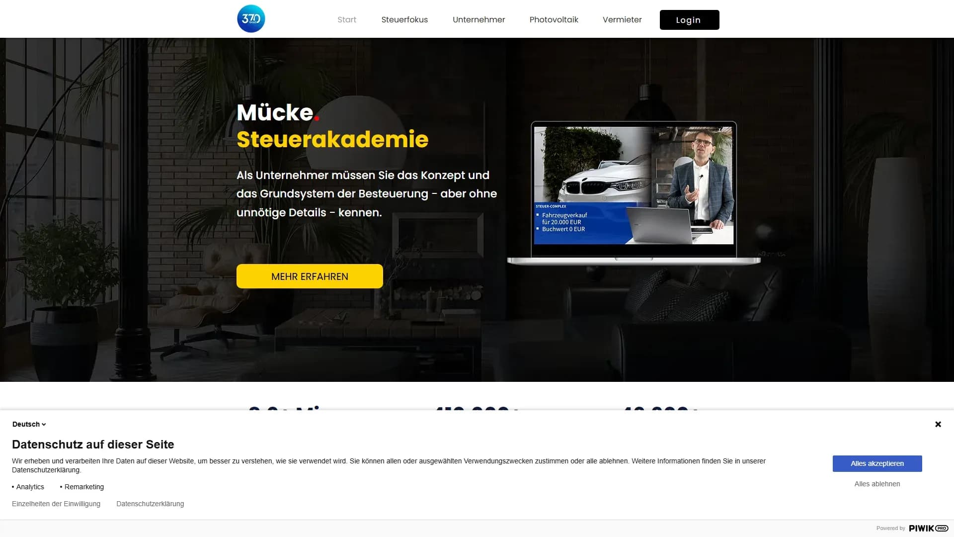 muecke.tax — Website
