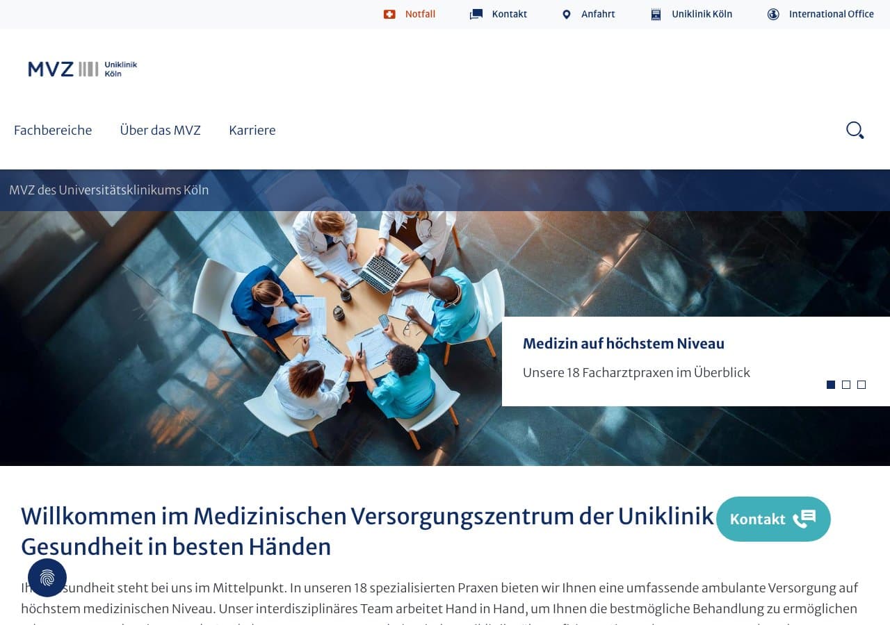 Medizinisches Versorgungszentrum des Universitätsklinikums Köln