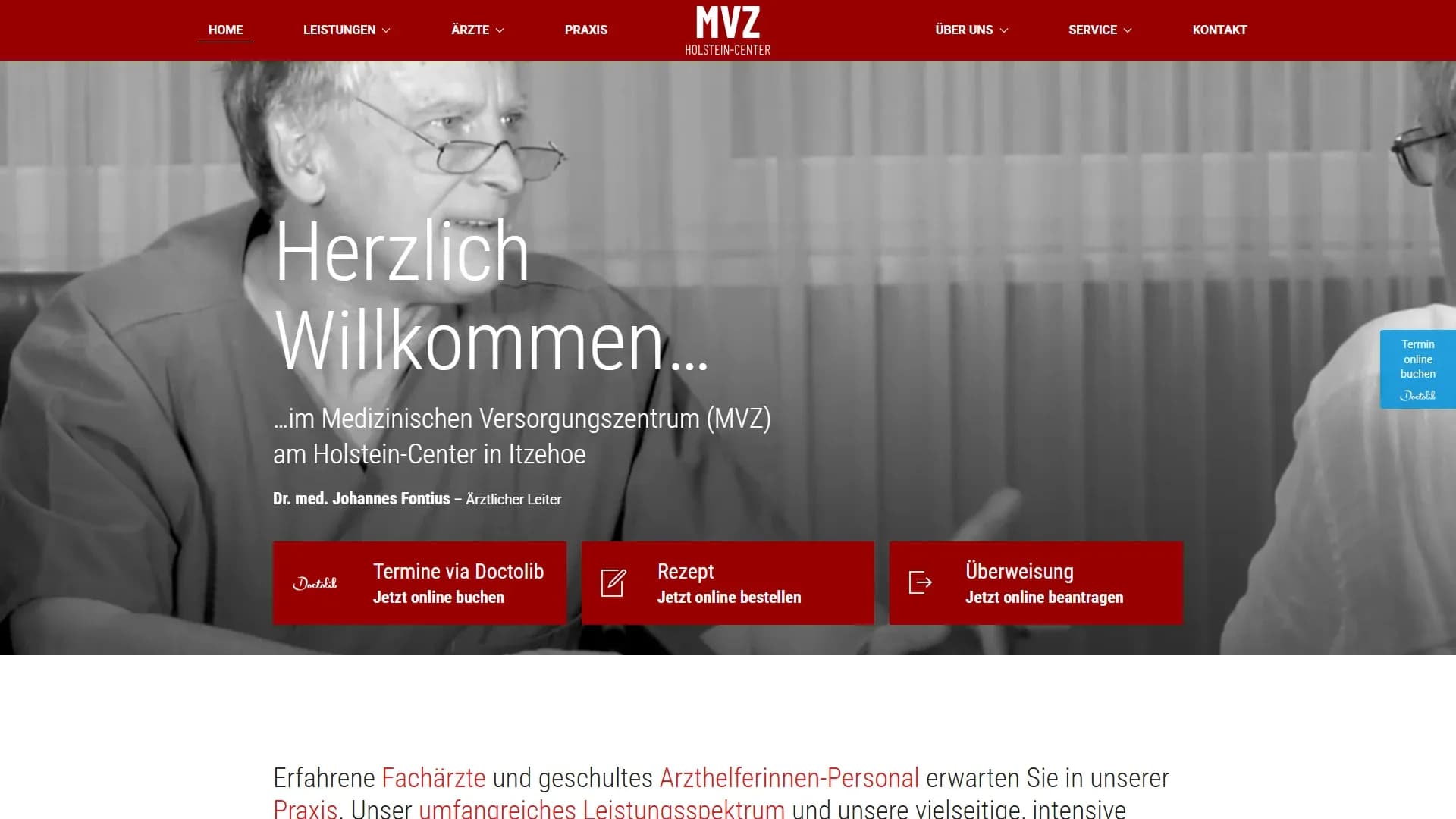 Medizinisches Versorgungszentrum am Holstein-Center GmbH — Website