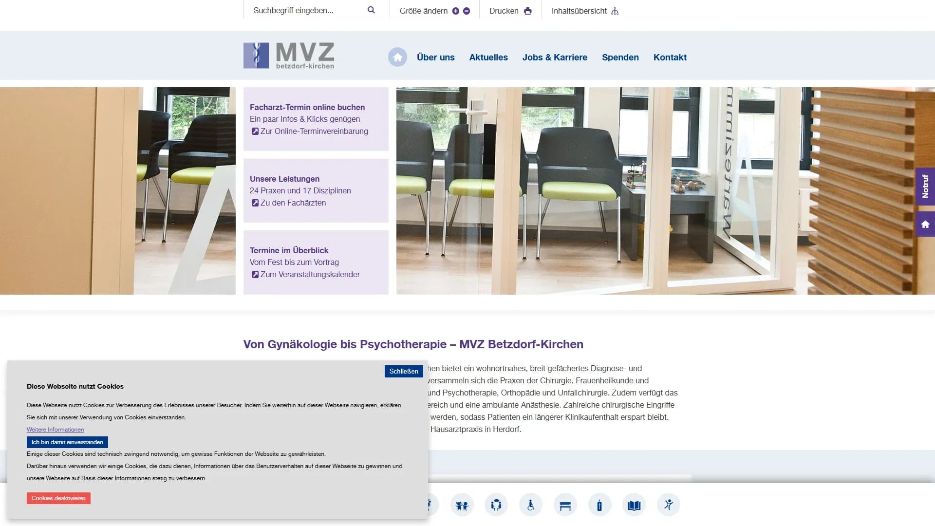 MVZ Betzdorf-Kirchen — Website
