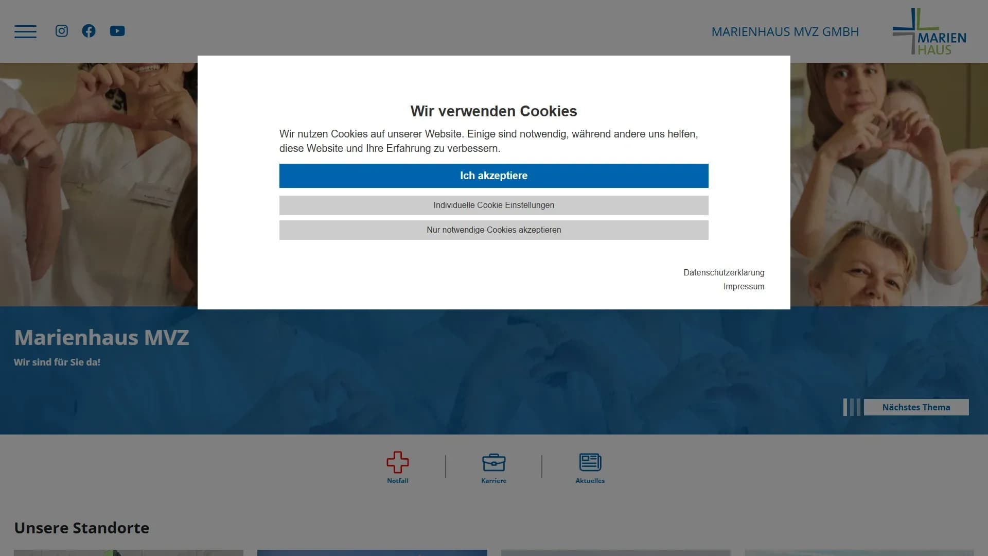 Marienhaus MVZ GmbH — Website