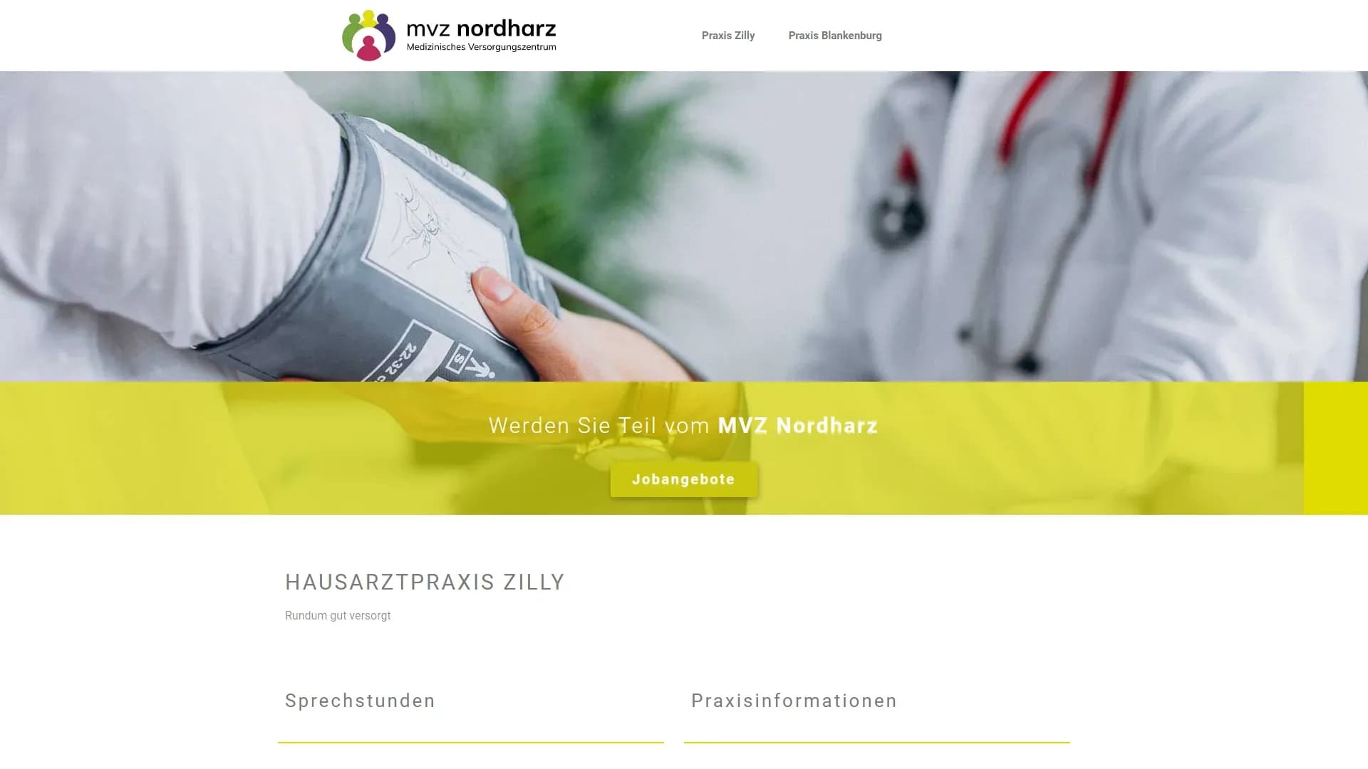 MVZ Nordharz GmbH — Website