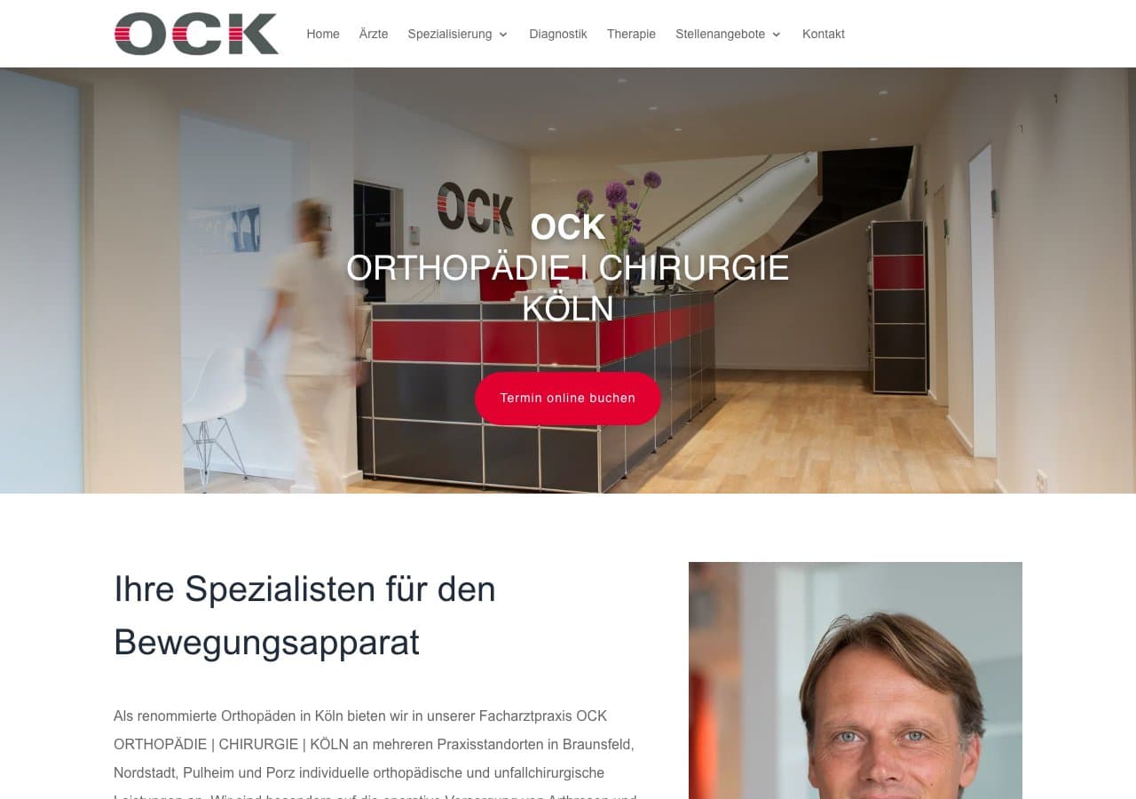 OCK ORTHOPÄDIE | CHIRURGIE | KÖLN