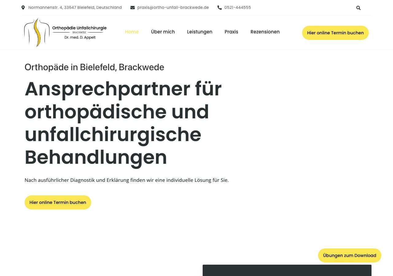 Orthopädie Unfallchirurgie Brackwede