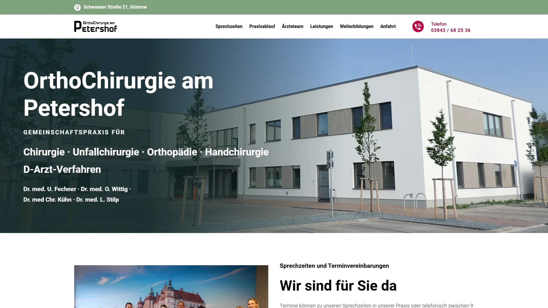 Herr Dr. med. Oliver Wittig — Website