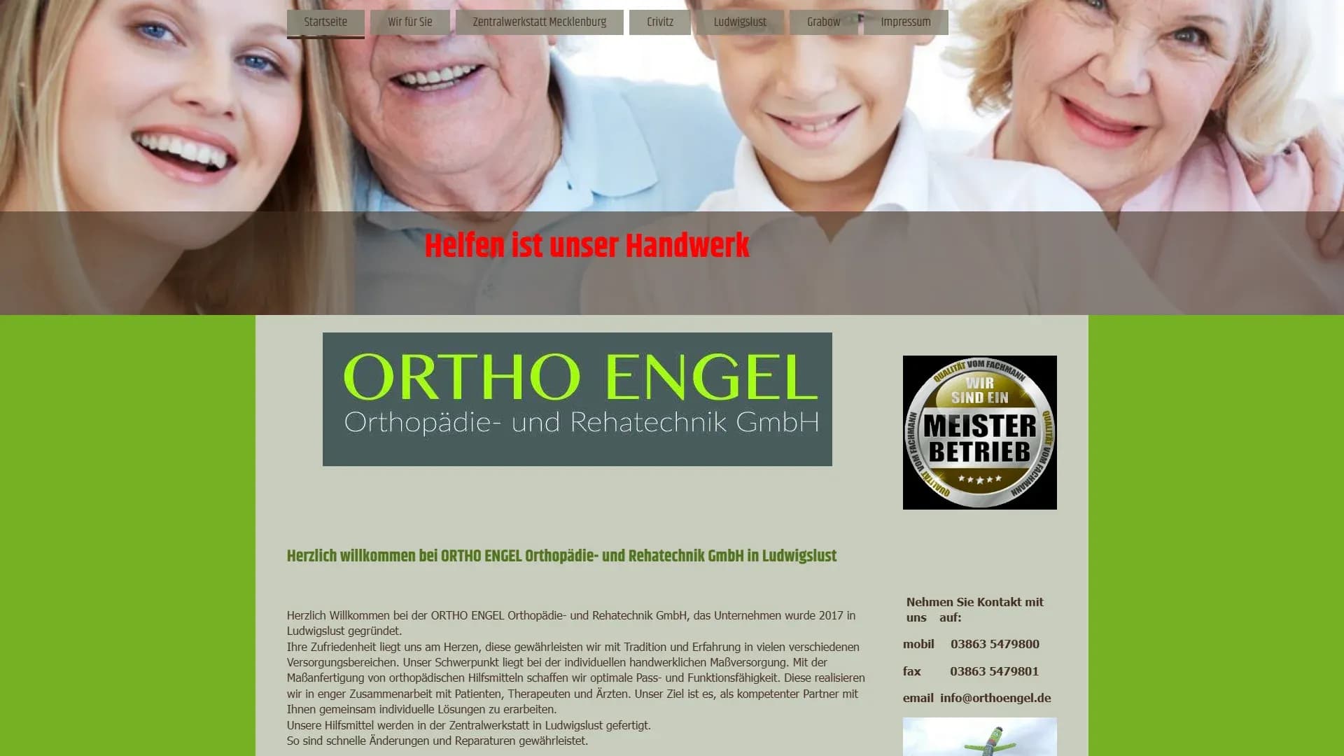 ORTHO ENGEL — Website