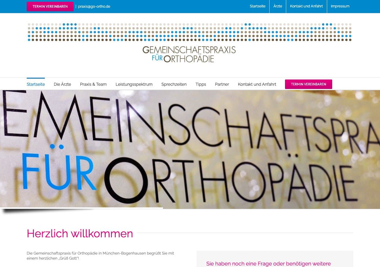 GO-Gemeinschaftspraxis für Orthopädie