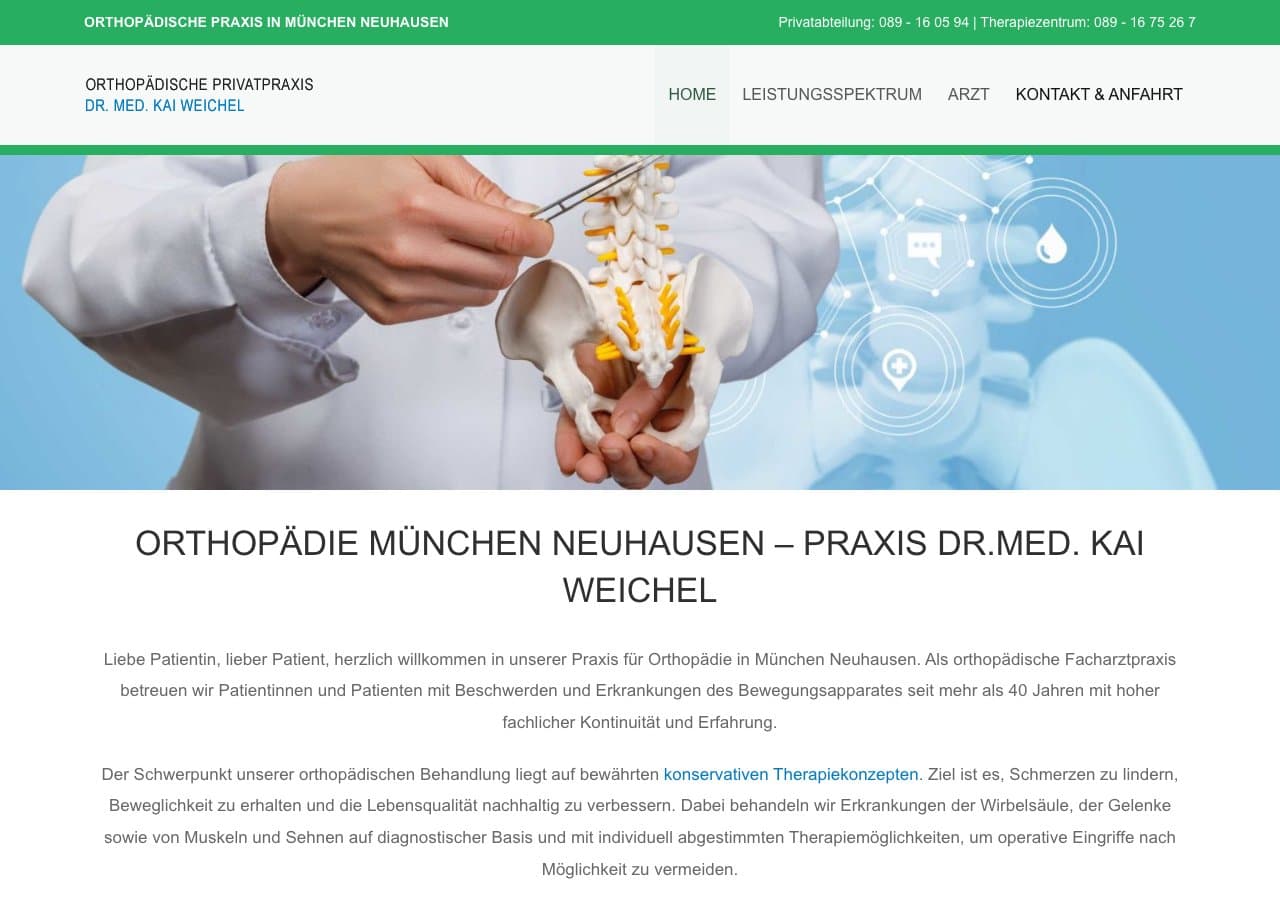 Orthopädische Praxis Dr. med. Kai Weichel