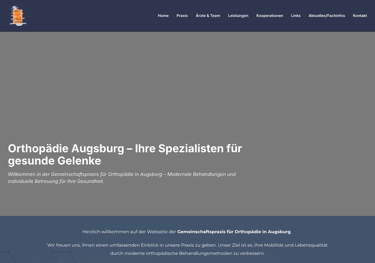 Gemeinschaftspraxis für Orthopädie