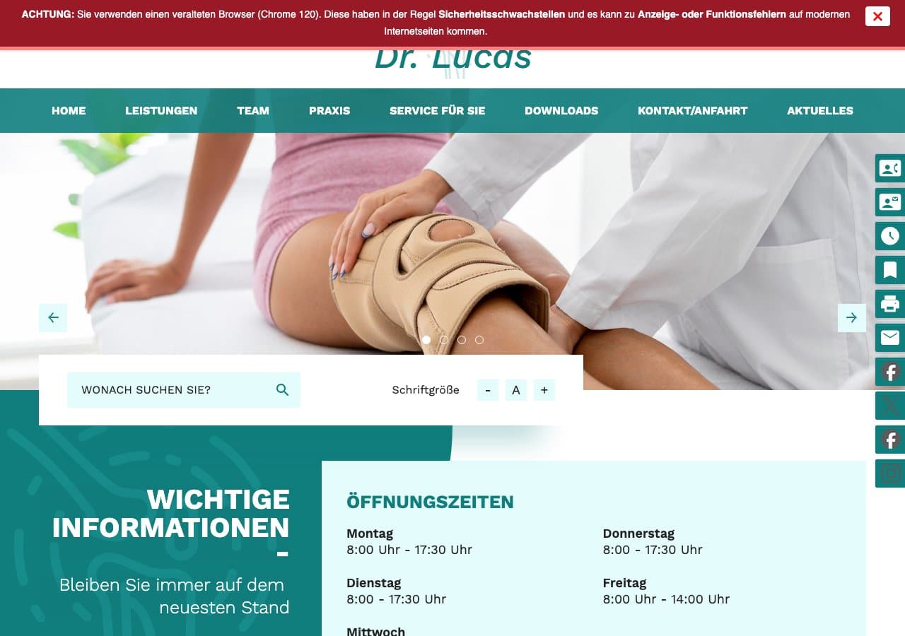 Praxis für Orthopädie Dr. Lucas und Kollegen