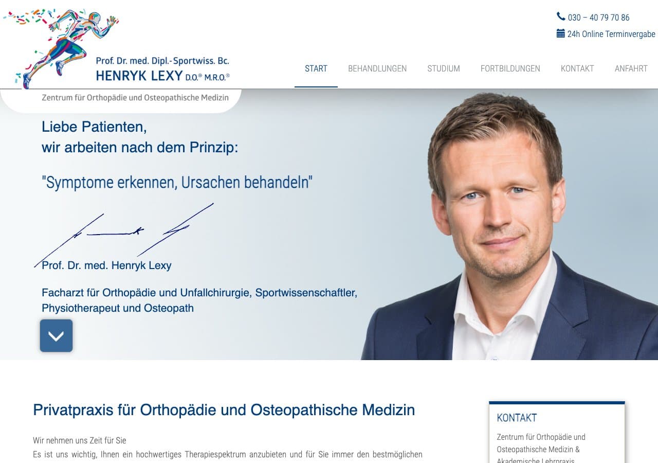 Zentrum für Orthopädie und Osteopathische Medizin Berlin