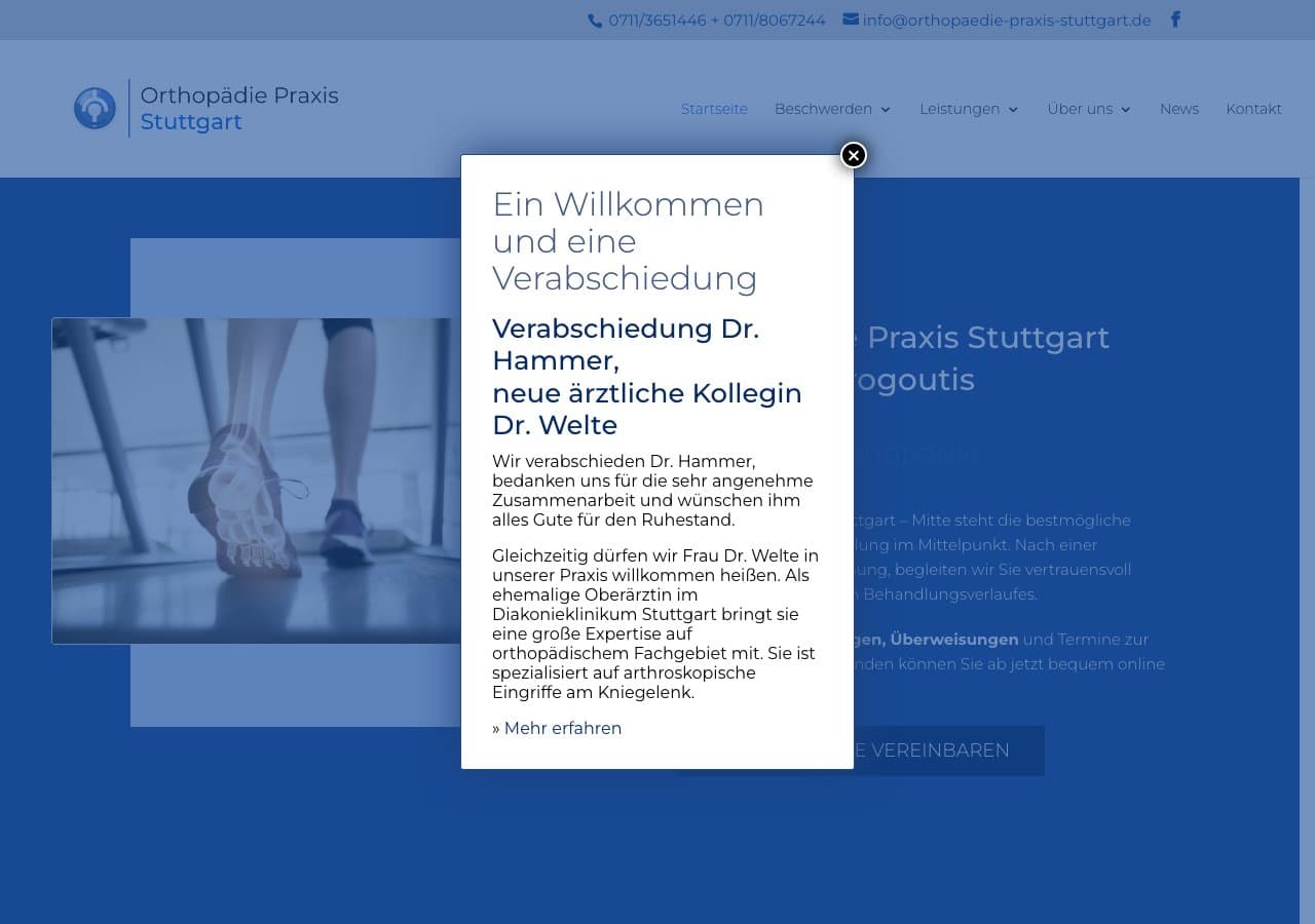 Orthopaedie Praxis Stuttgart