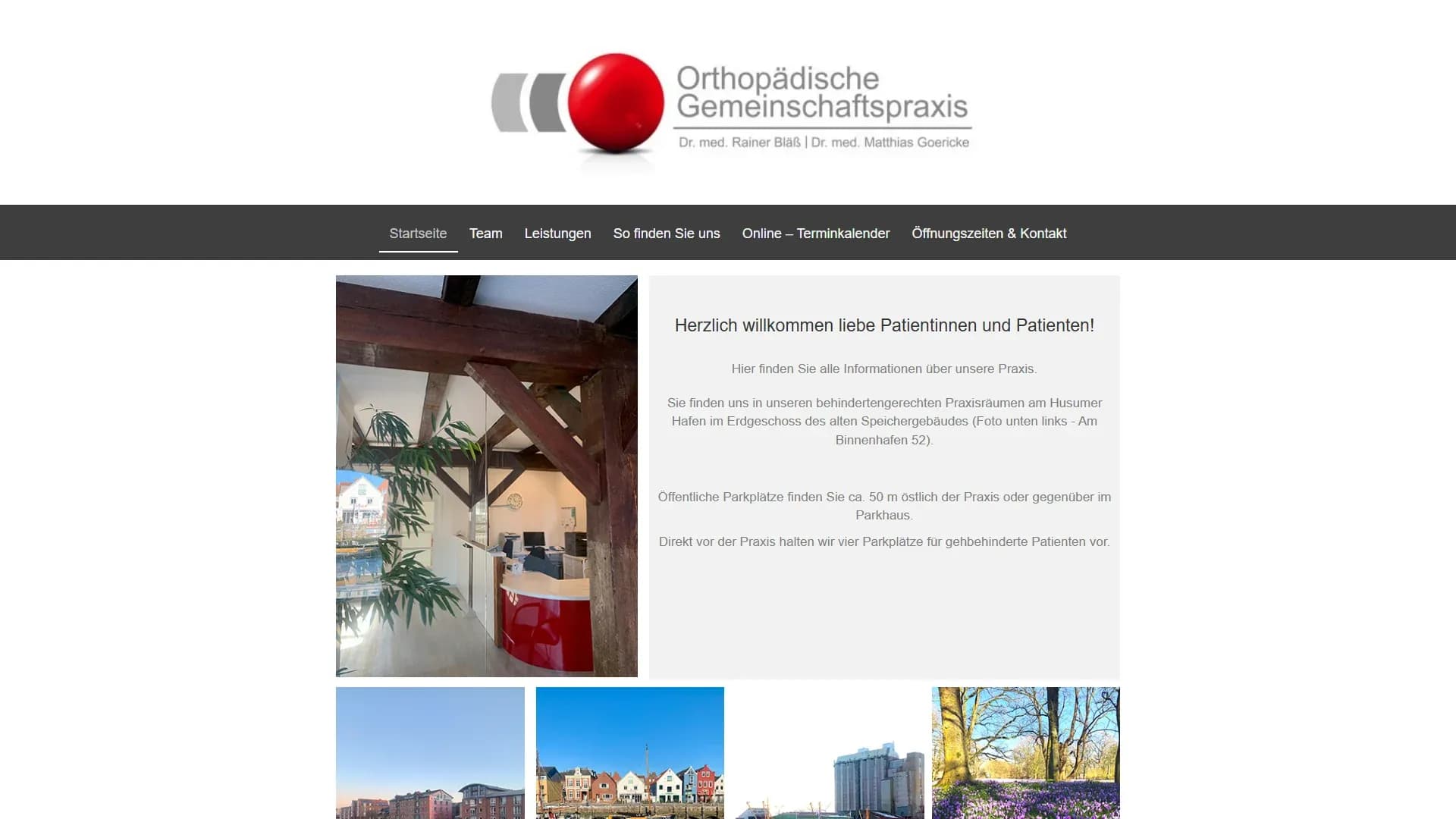 Orthopädiezentrum Hamburg-Altona — Website
