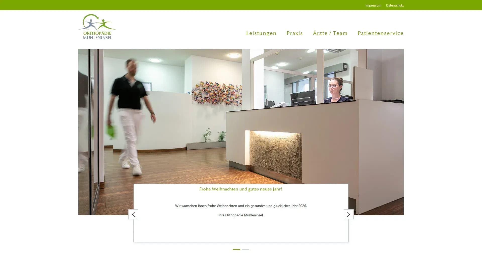 Orthopädie Mühleninsel — Website