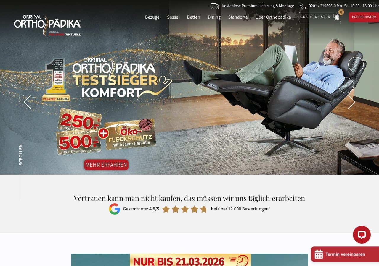 orthopädika POLSTER AKTUELL online