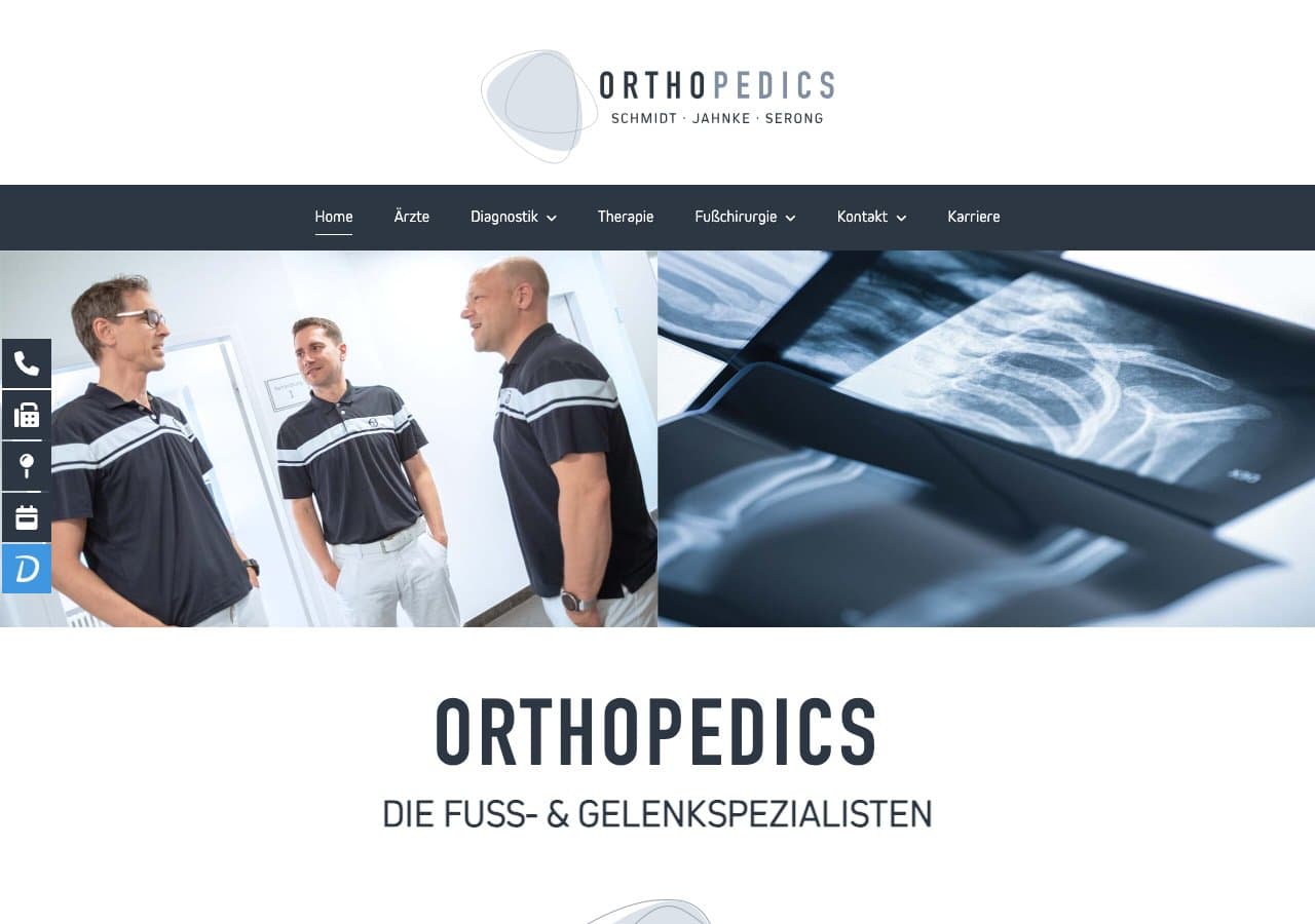 ORTHOPEDICS – DIE FUSS- & GELENKSPEZIALISTEN