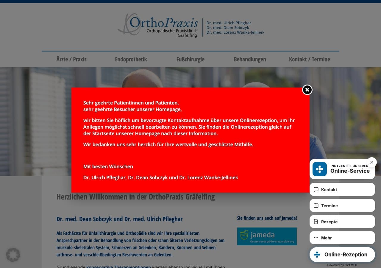 Orthopädische Praxis Gräfelfing