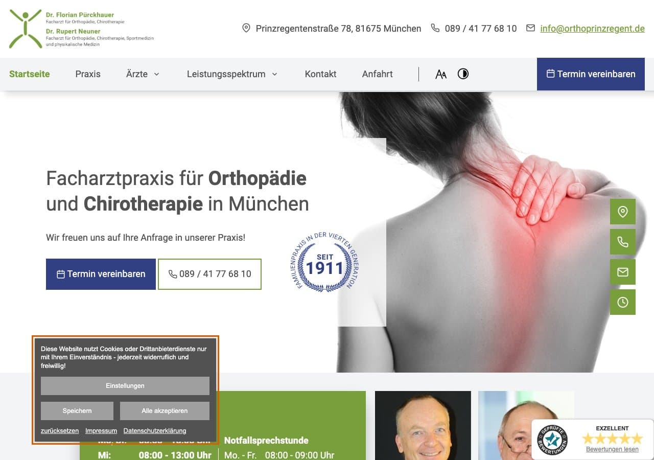 Orthopädische Praxis Dr. Pürckhauer