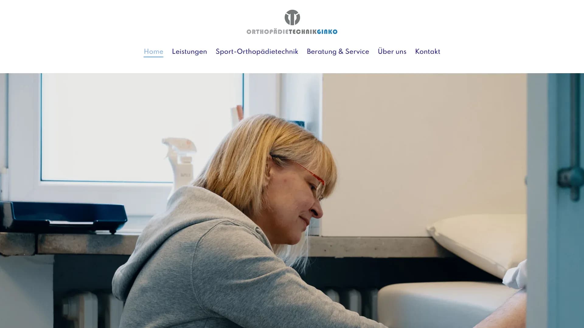 Orthopädietechnik Ginko — Website