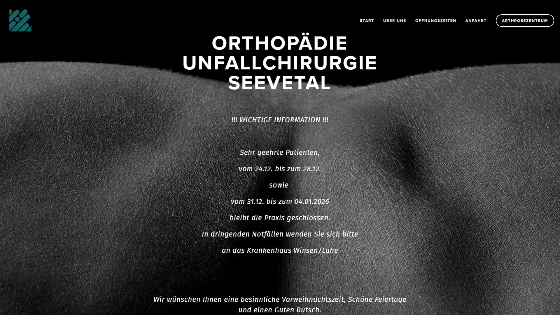 Orthopädie Unfallchirurgie Seevetal — Website