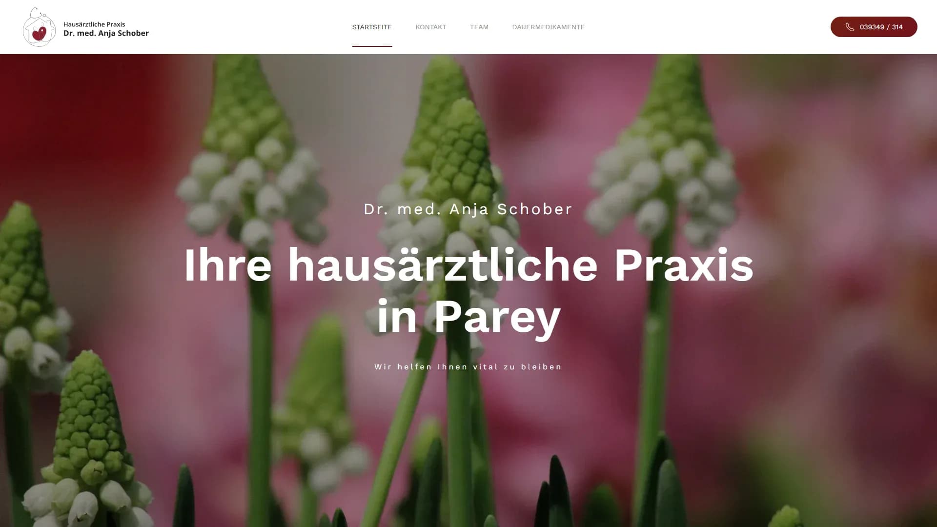 Hausärztliche Praxis Parey — Website