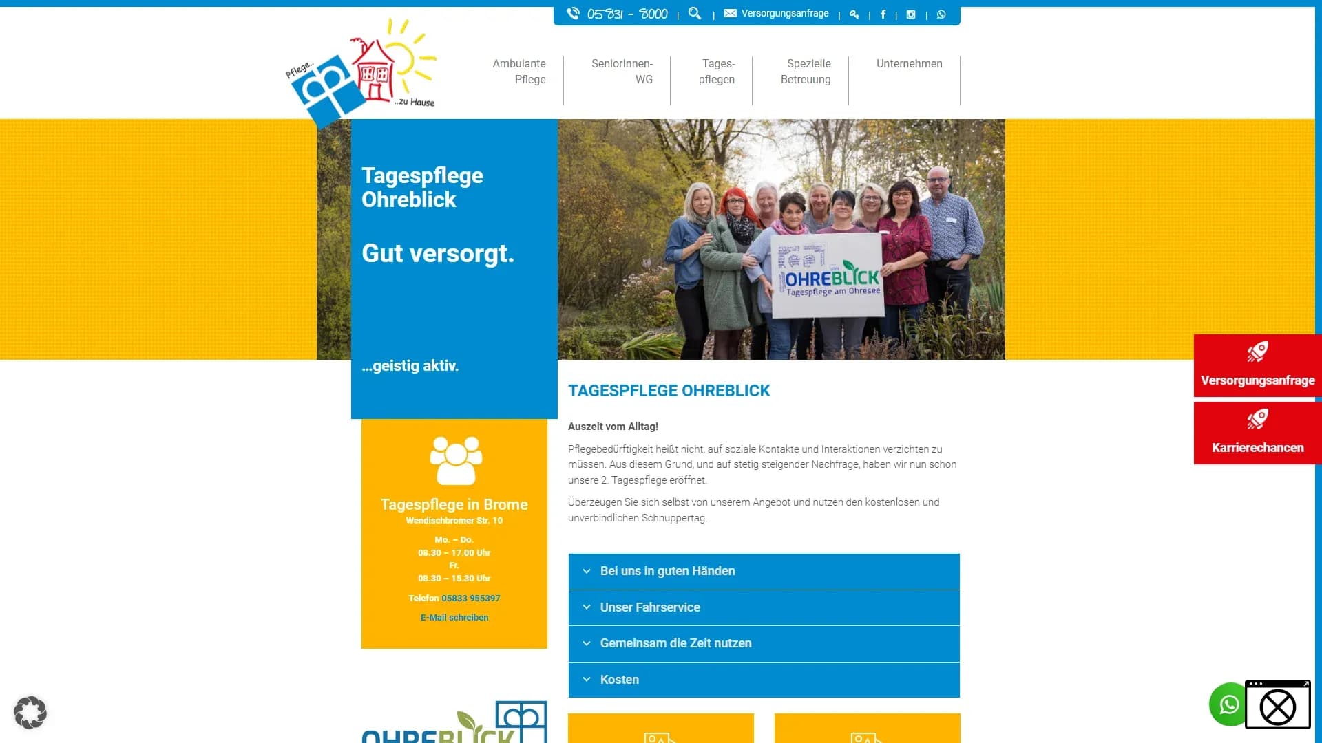 Diakoniestation Wittingen — Website