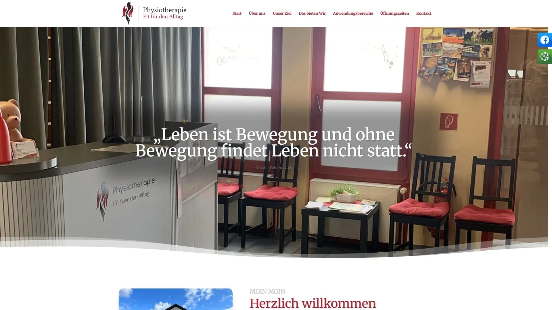 PhysioCenter Hamburg-Altona — Website