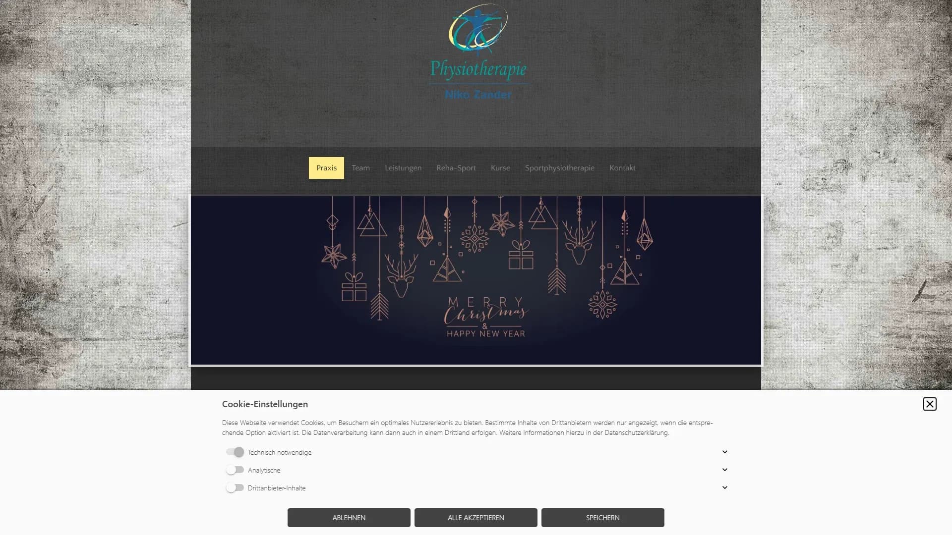 Physiotherapie Nuthetal — Website