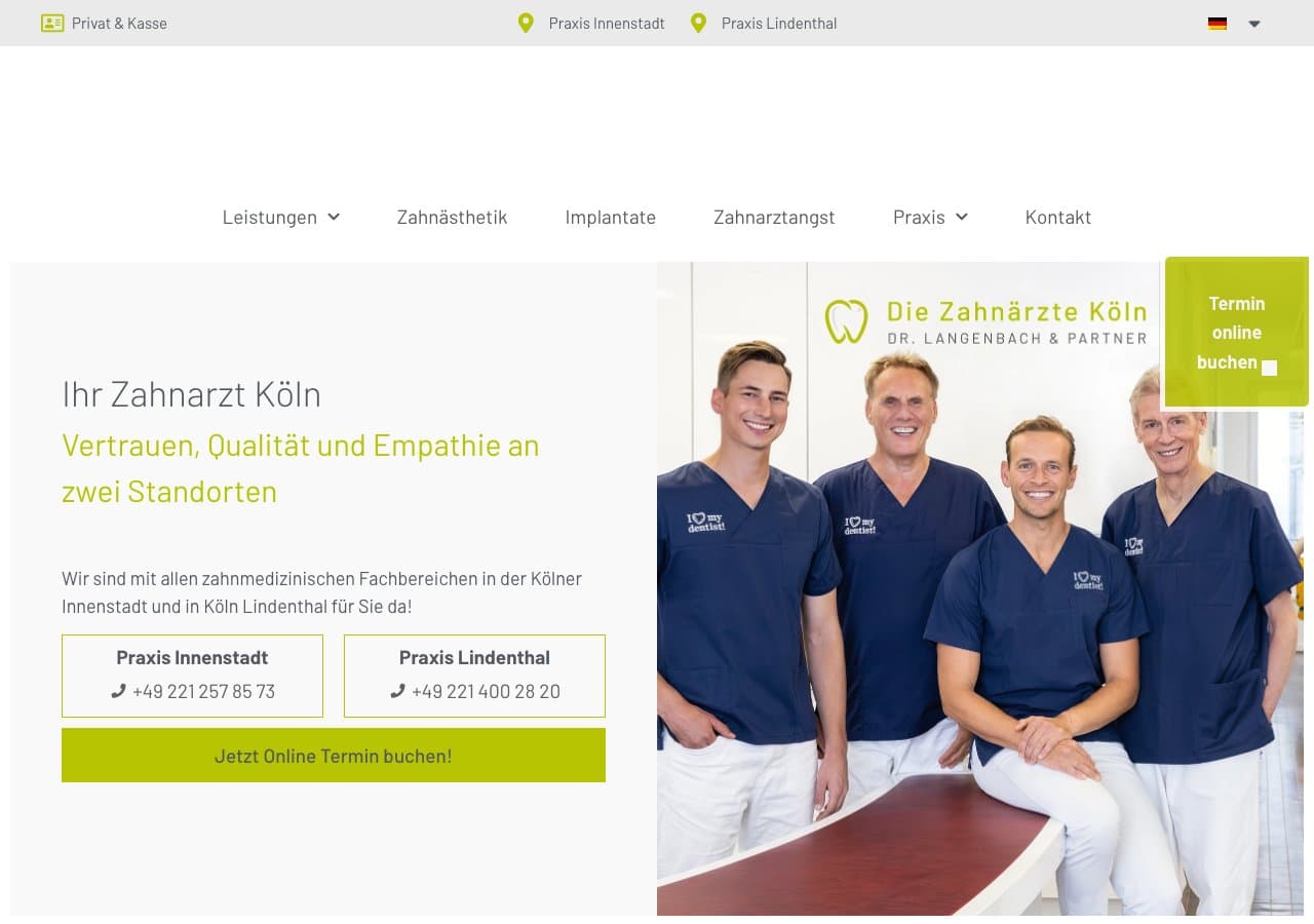 Die Zahnärzte Köln – Dr. Langenbach & Partner