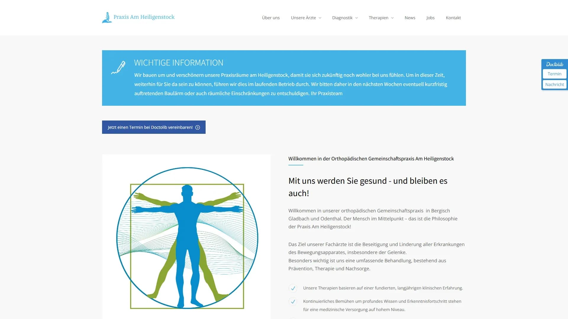 Praxis Am Heiligenstock — Website