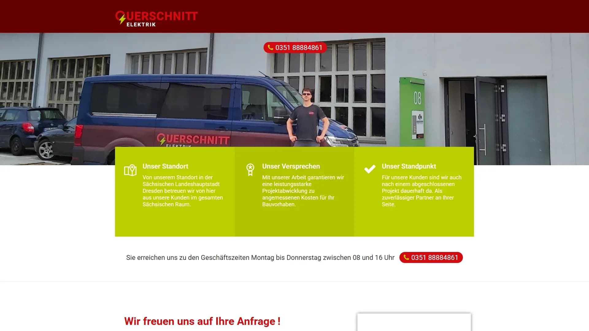 QUERSCHNITT Elektrik — Website