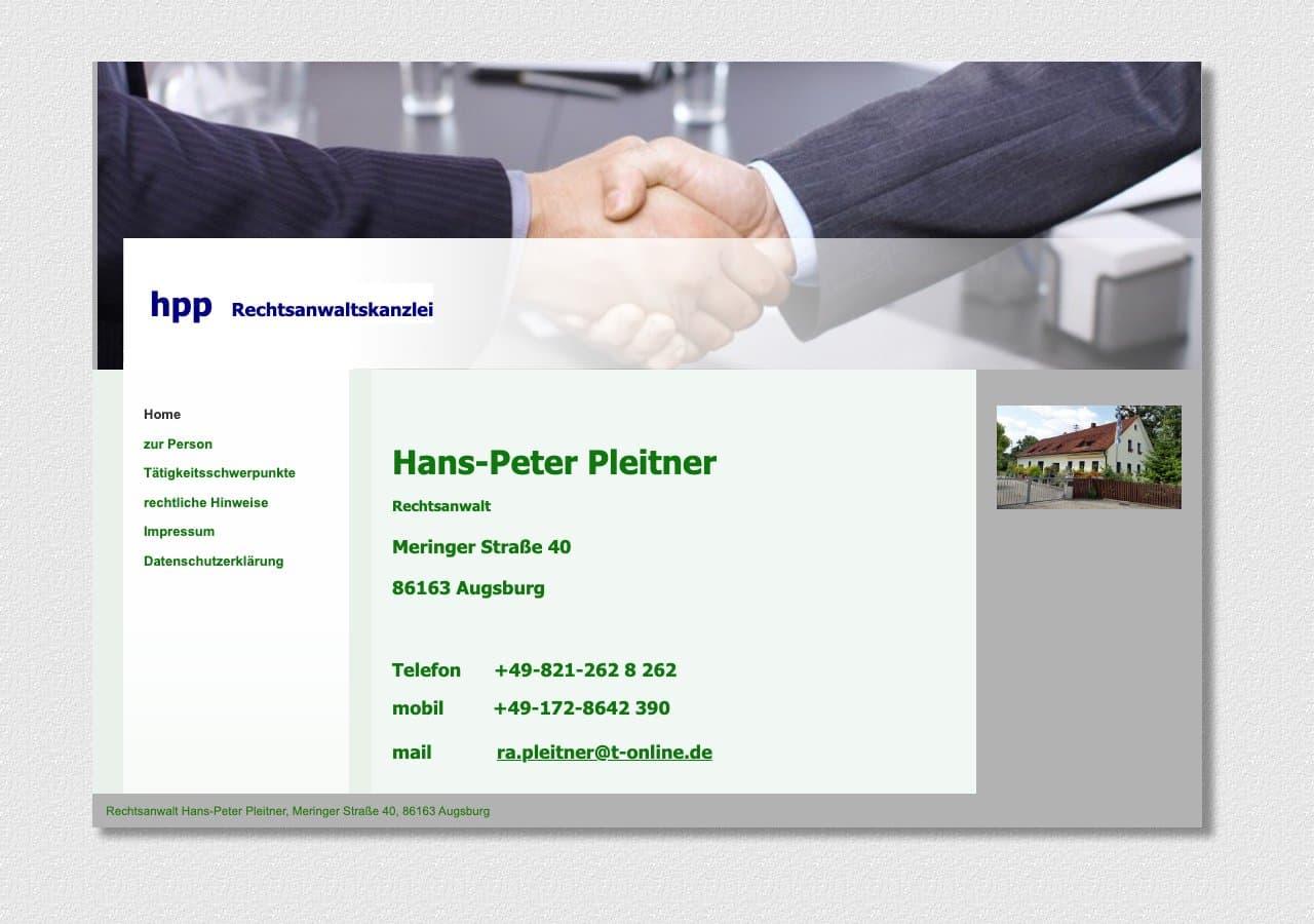 Rechtsanwalt Hans-Peter Pleitner