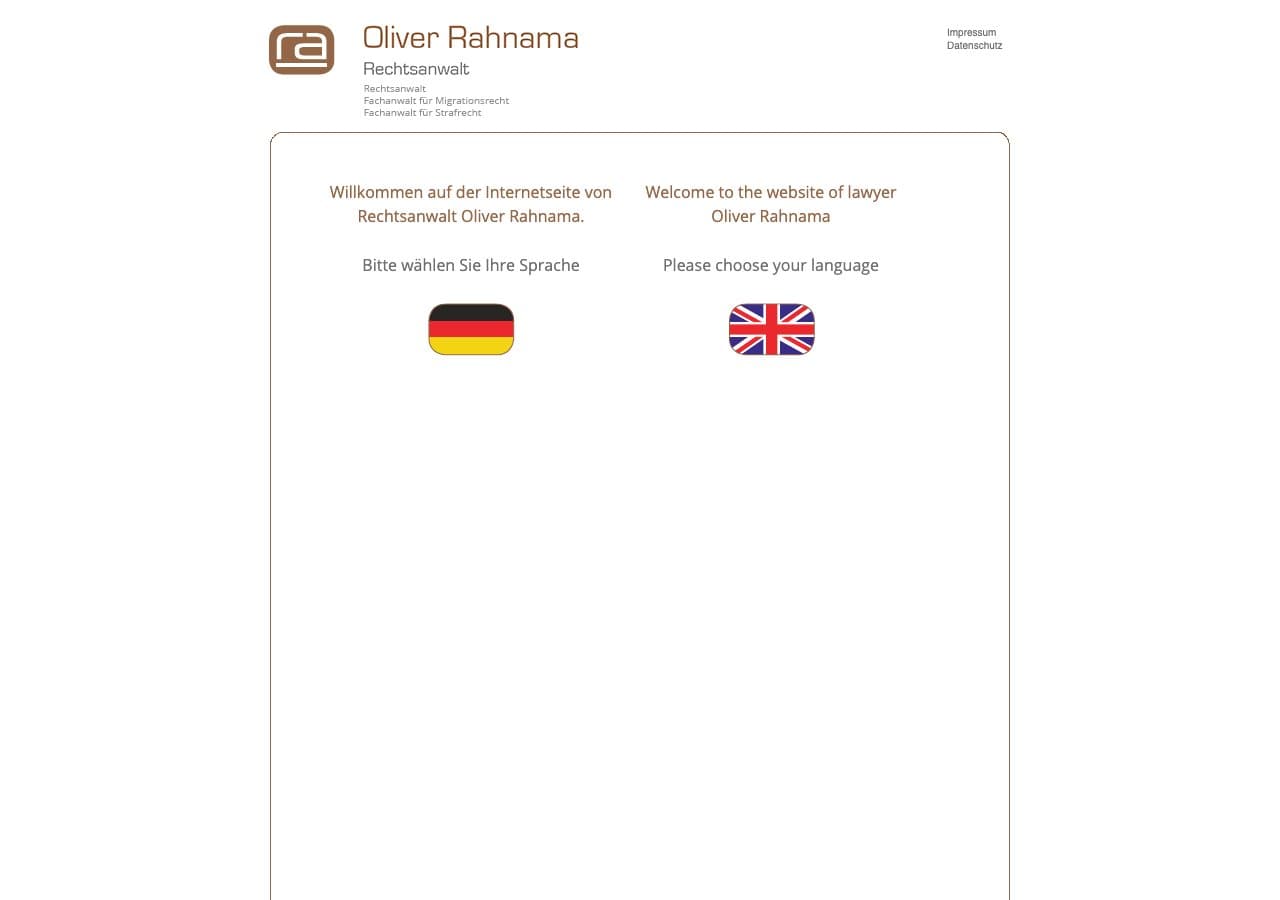 Rechtsanwaltskanzlei Oliver Rahnama