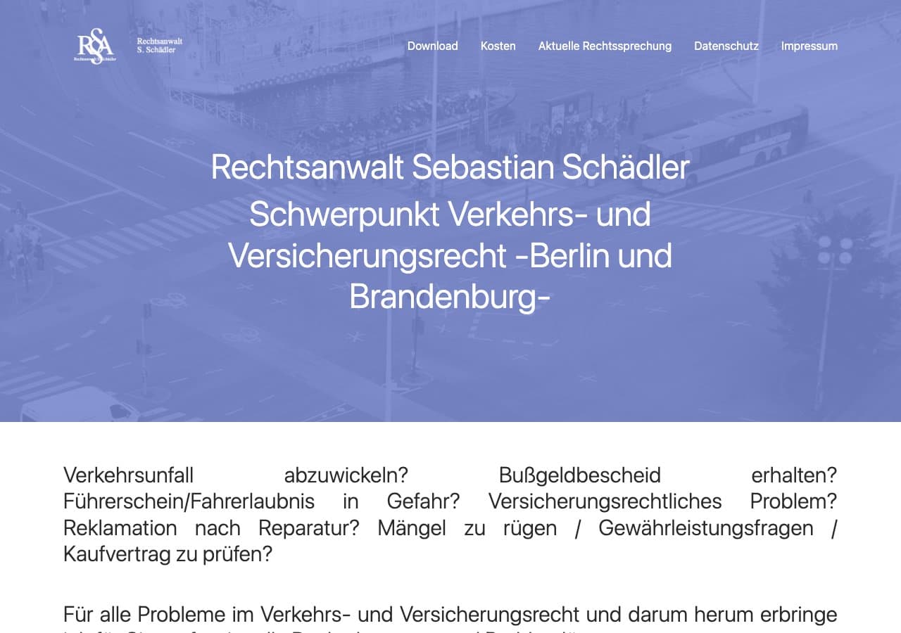 Rechtsanwalt Sebastian Schädler