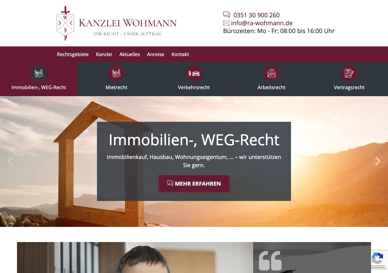 Rechtsanwaltskanzlei Gunter Wohmann