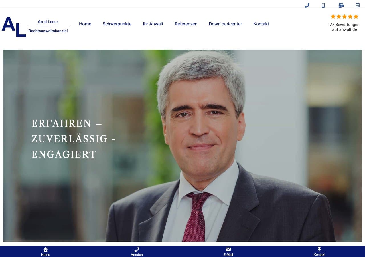 Rechtsanwalt Arnd Leser