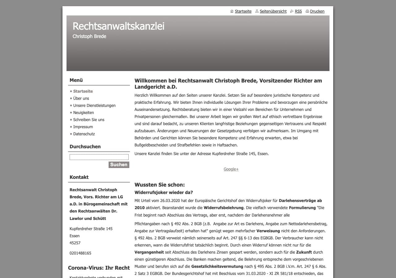 Rechtsanwalt Christoph Brede