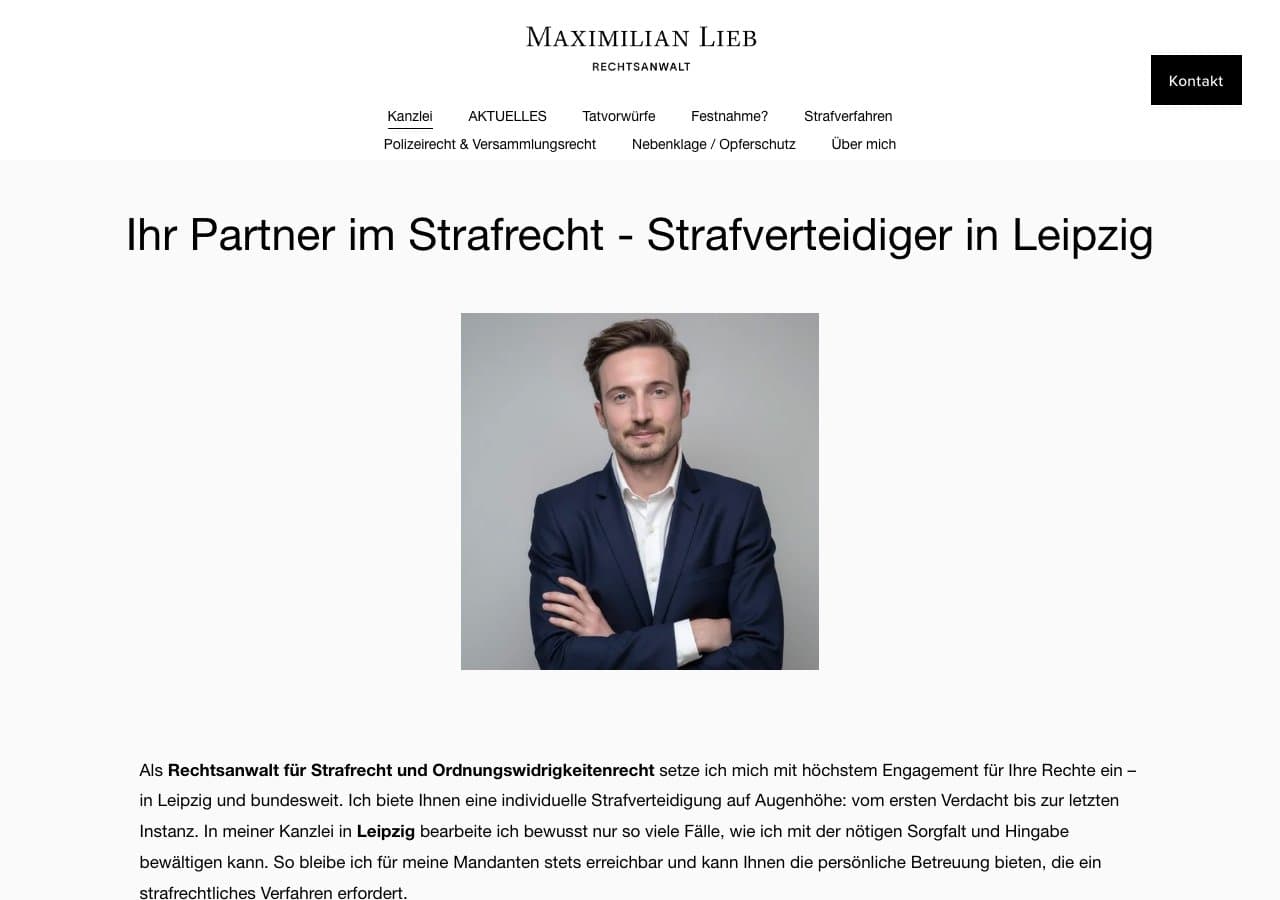 Rechtsanwalt Maximilian Lieb