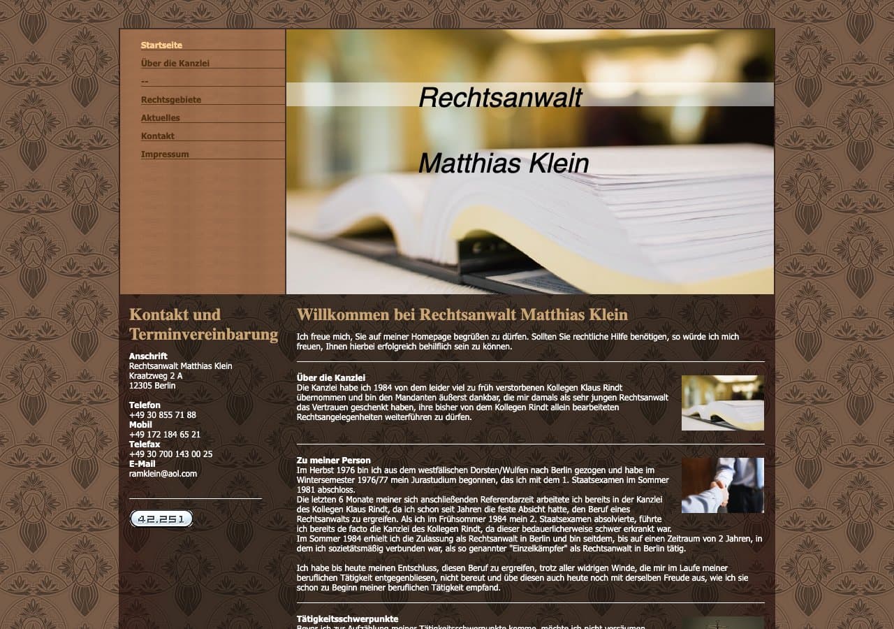 Rechtsanwalt Matthias Klein
