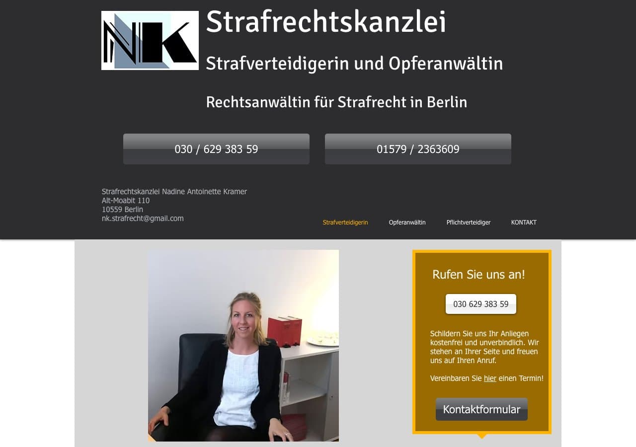 Strafrechtskanzlei Nadine Antoinette Kramer